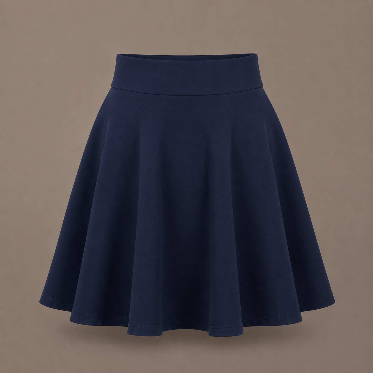 Girls Plain Pull-On Skater School Skirts | 3 Colours