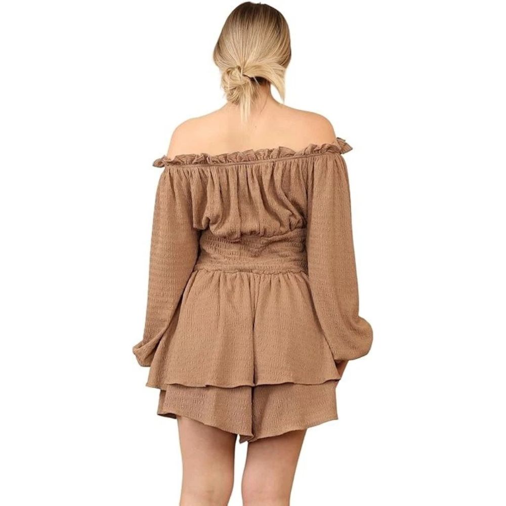 Ruffle Layered Off Shoulder Boat Neck Party Dress | 3 Colours