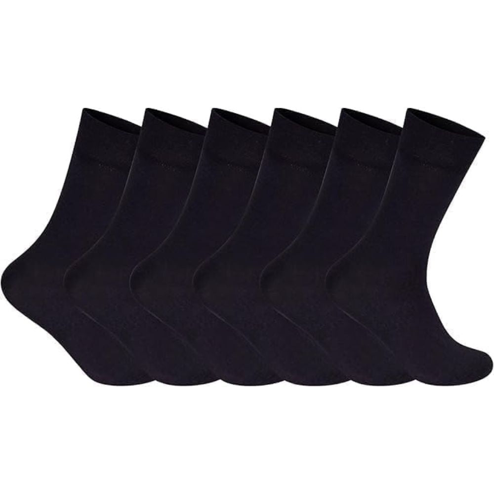Black Men’s Diabetic Socks | Size 6 - 11