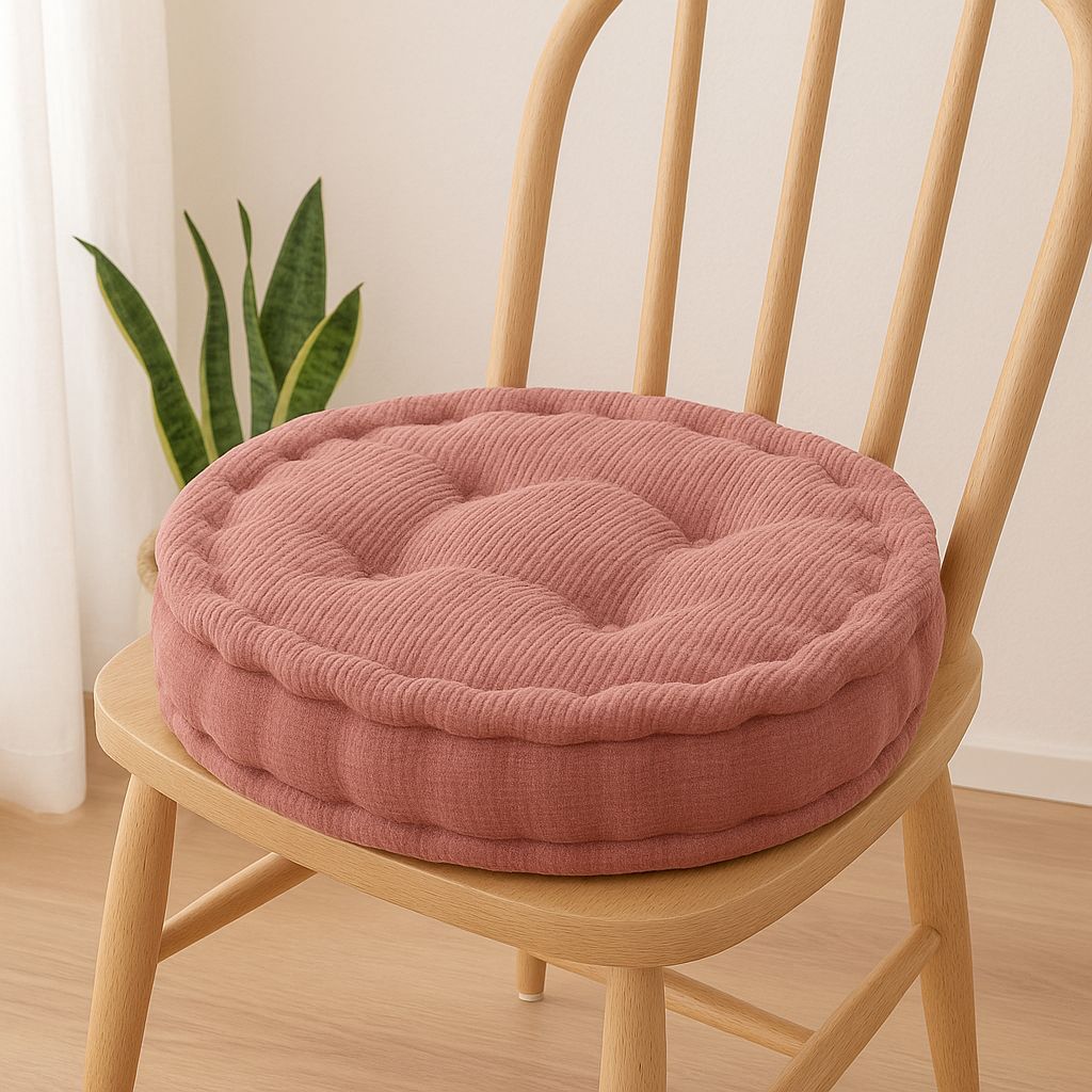 Fleece Round Booster Cushions | 45CM | 8 Colours Available