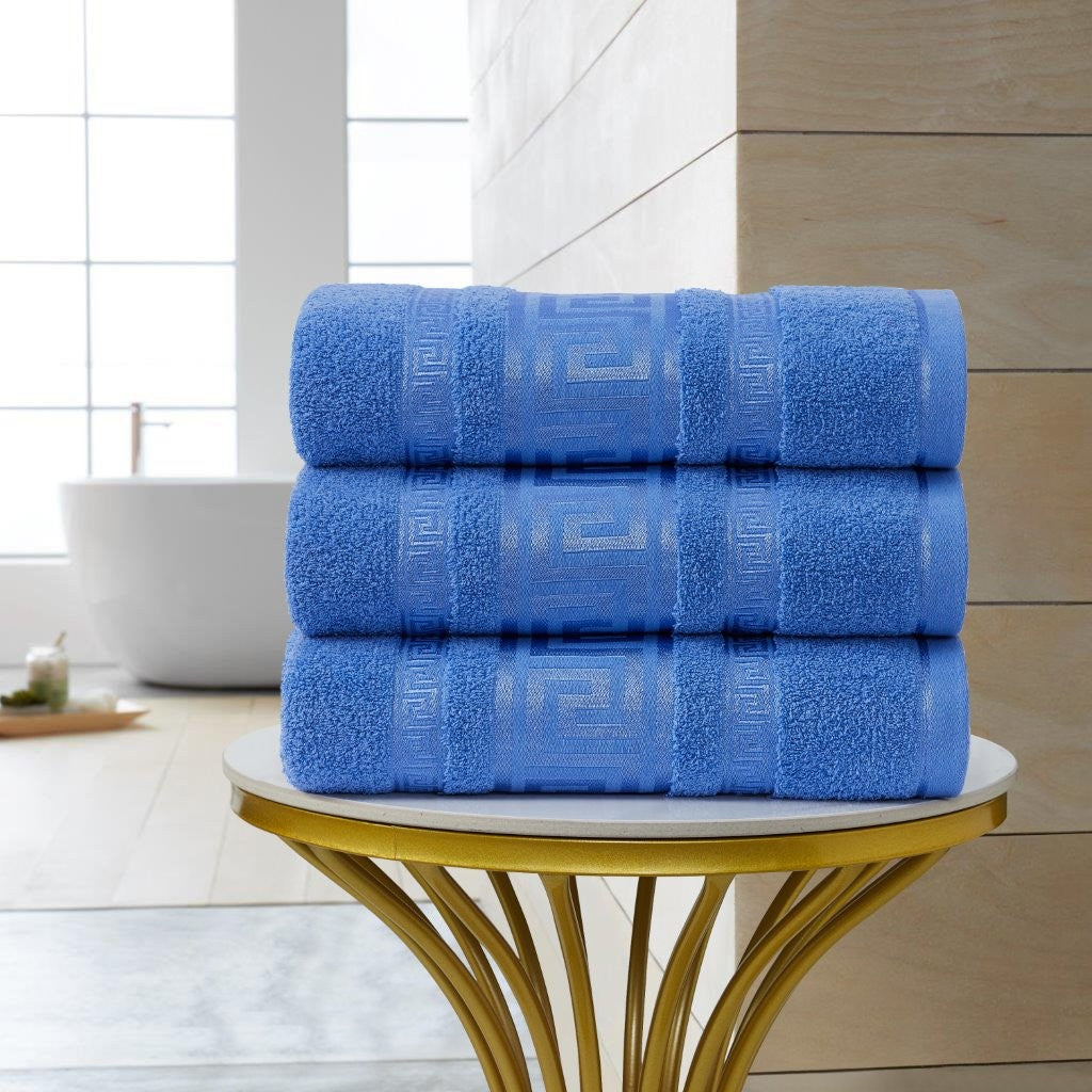 100% Egyptian Cotton Regent Greek Towels | 9 Colours | 500 GSM