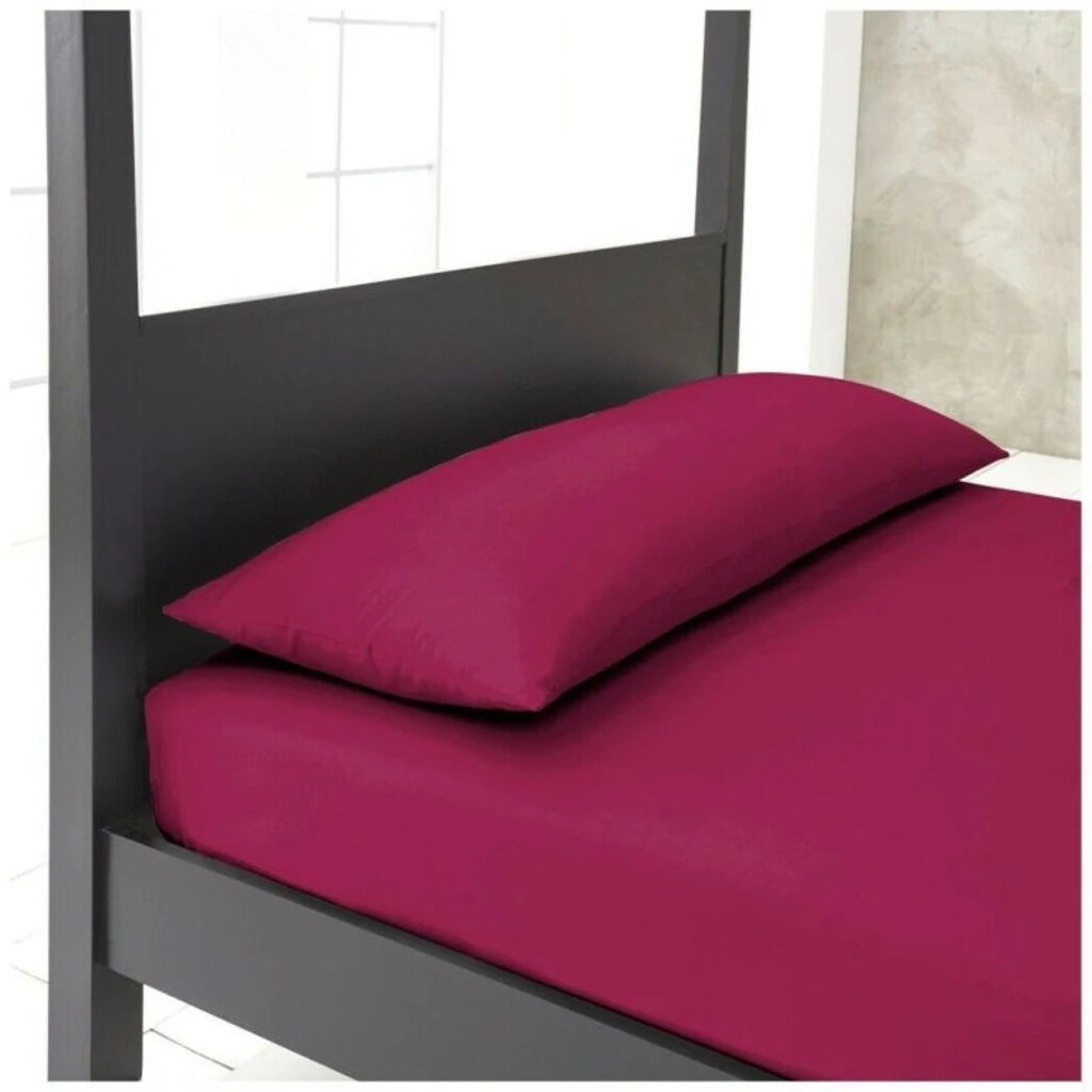 fuschia bolster pillow case