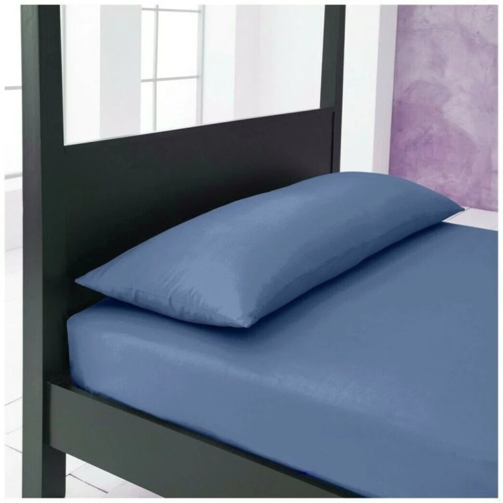 sky blue bolster pillow case