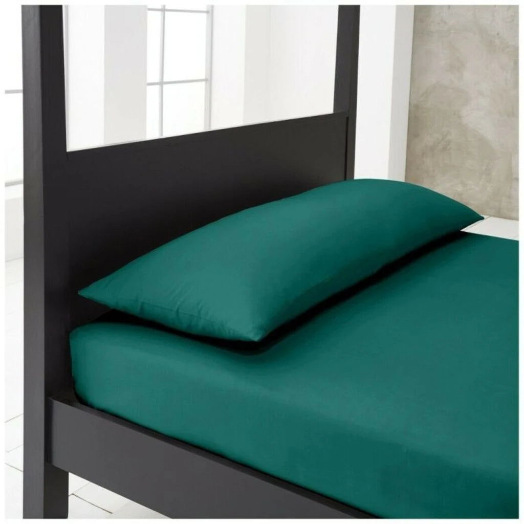 teal bolster pillow case