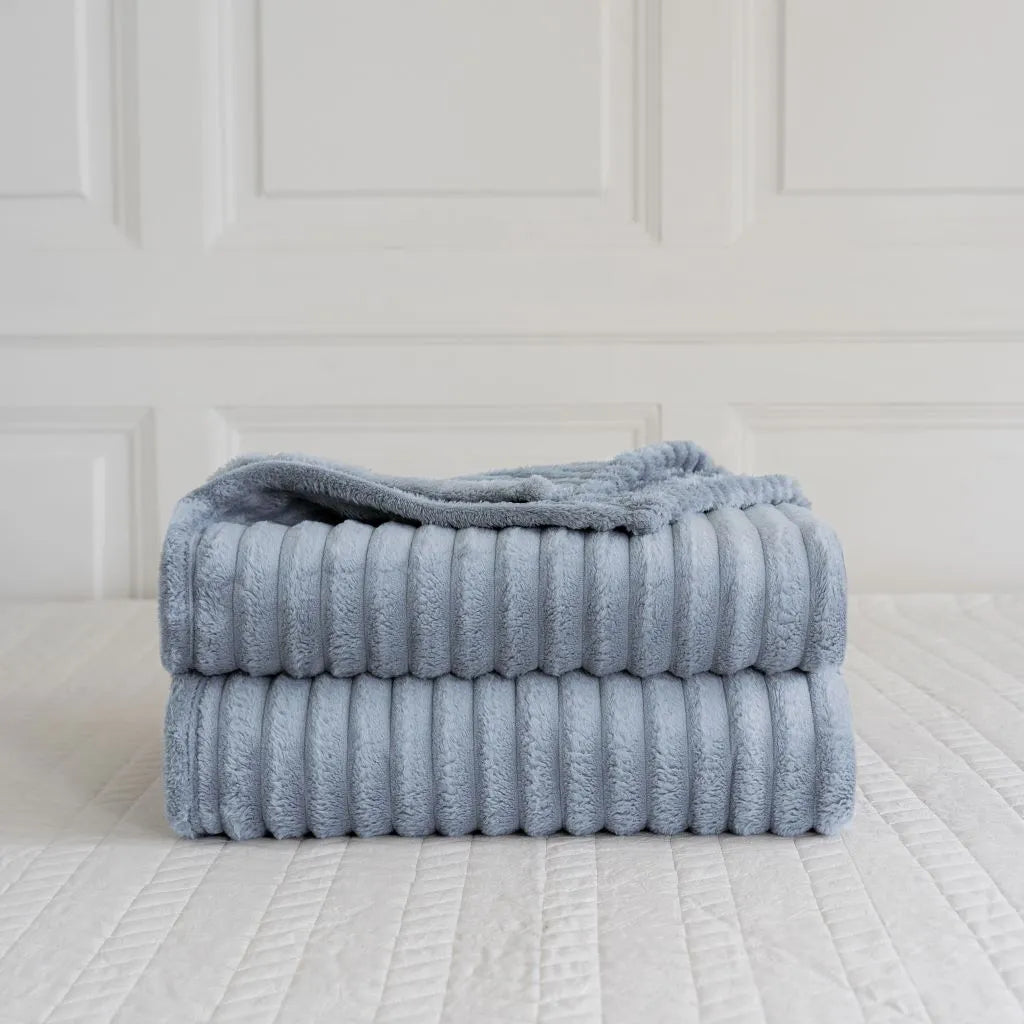 chunky cord throw silver