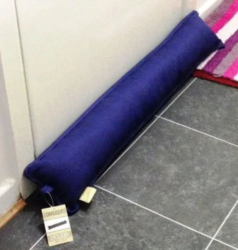 draught excluder blue