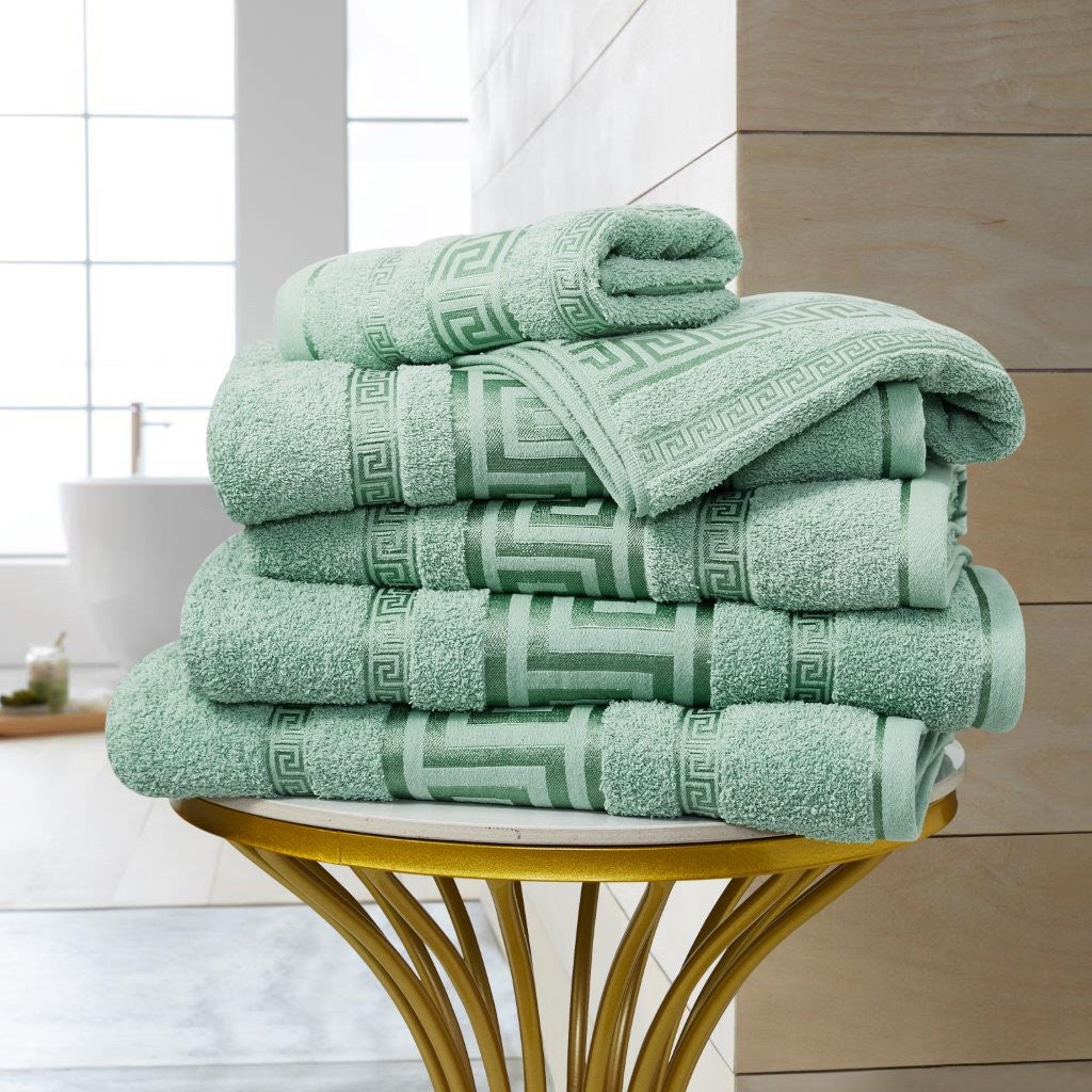 100% Egyptian Cotton Regent Greek Towels | 9 Colours | 500 GSM