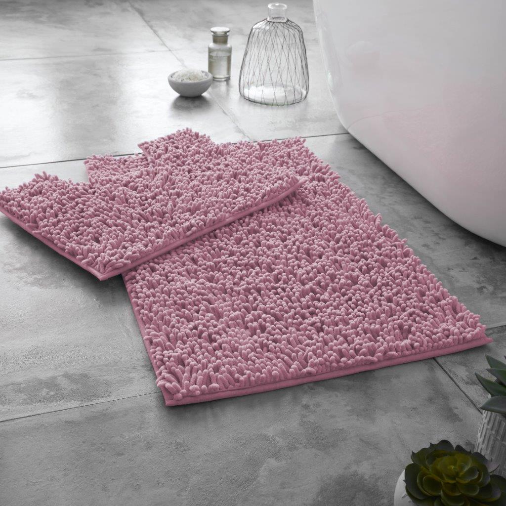 Loop Non Slip Bath Mat Set | 15 Colours Available