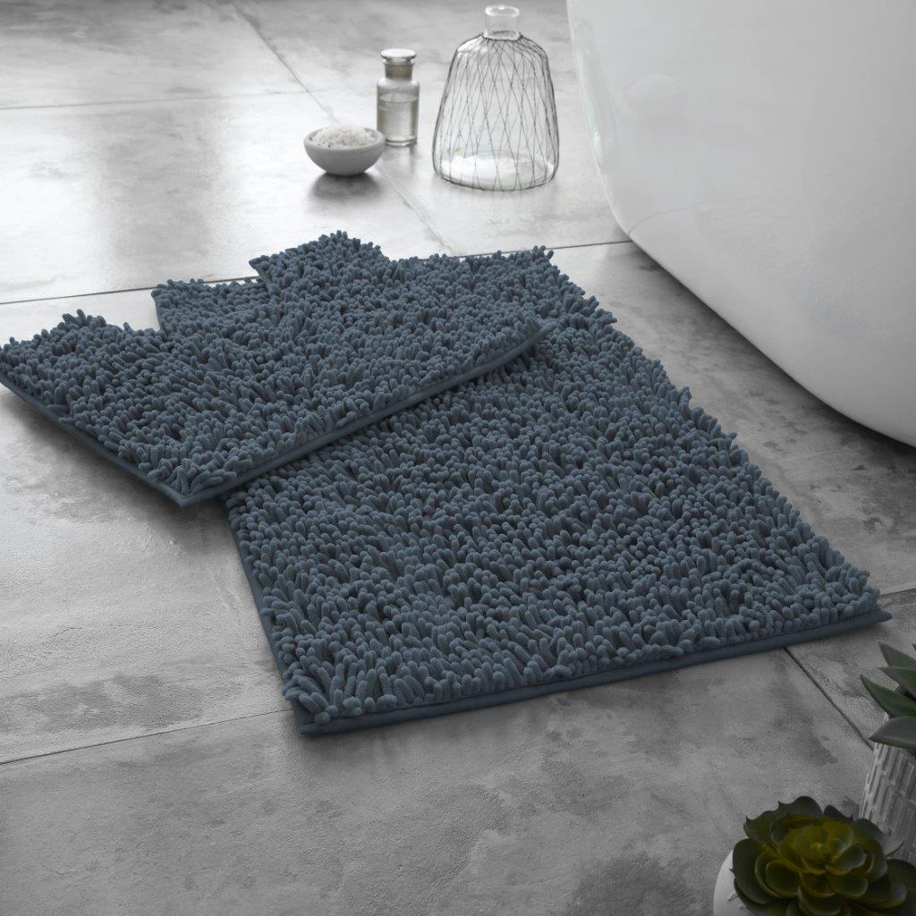 Loop Non Slip Bath Mat Set | 15 Colours Available