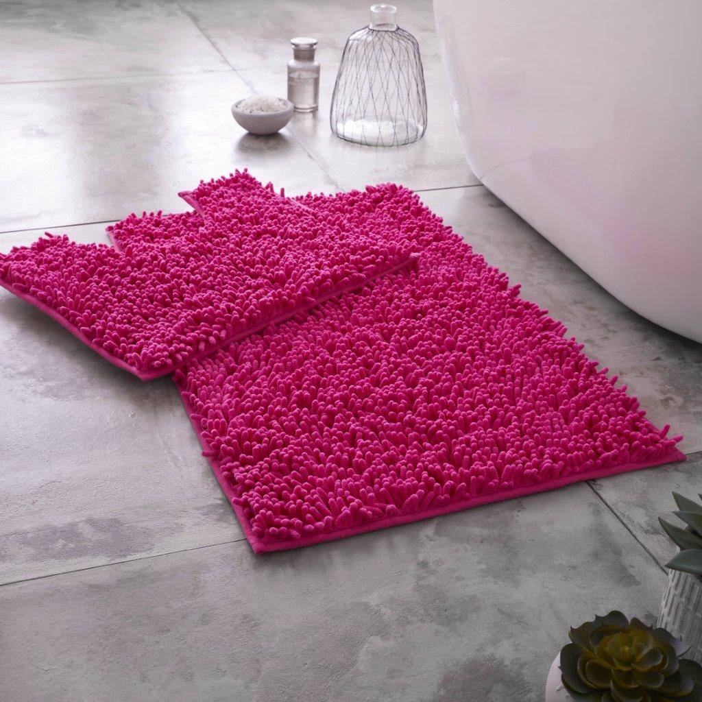 Loop Non Slip Bath Mat Set | 15 Colours Available
