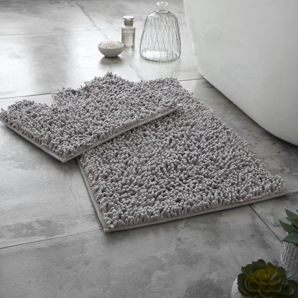 Loop Non Slip Bath Mat Set | 15 Colours Available