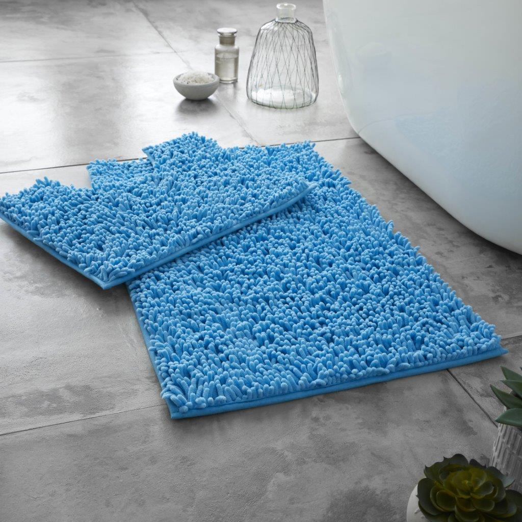 Loop Non Slip Bath Mat Set | 15 Colours Available