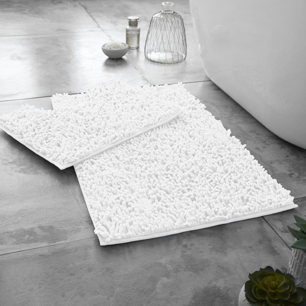 Loop Non Slip Bath Mat Set | 15 Colours Available