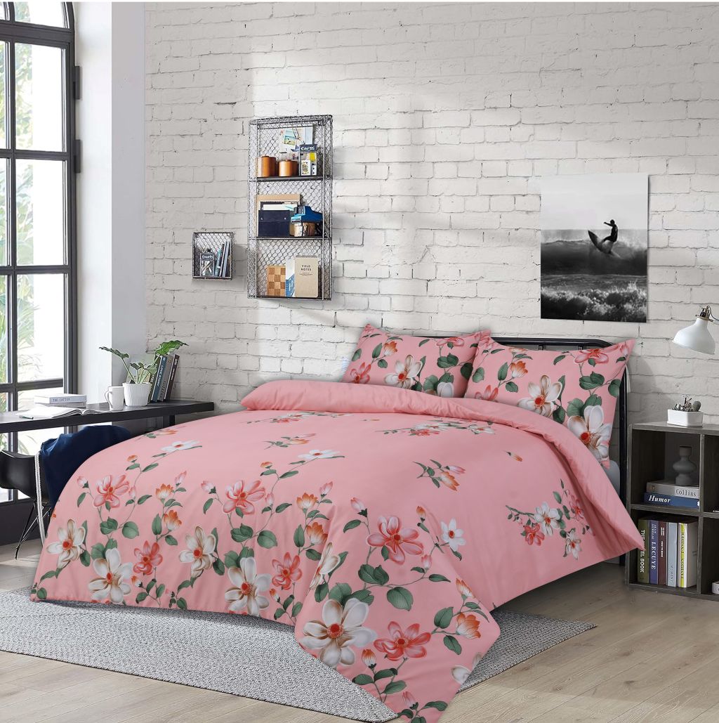 Meena Printed Complete Set | Duvet Cover + Fitted Sheet + Pillowcases