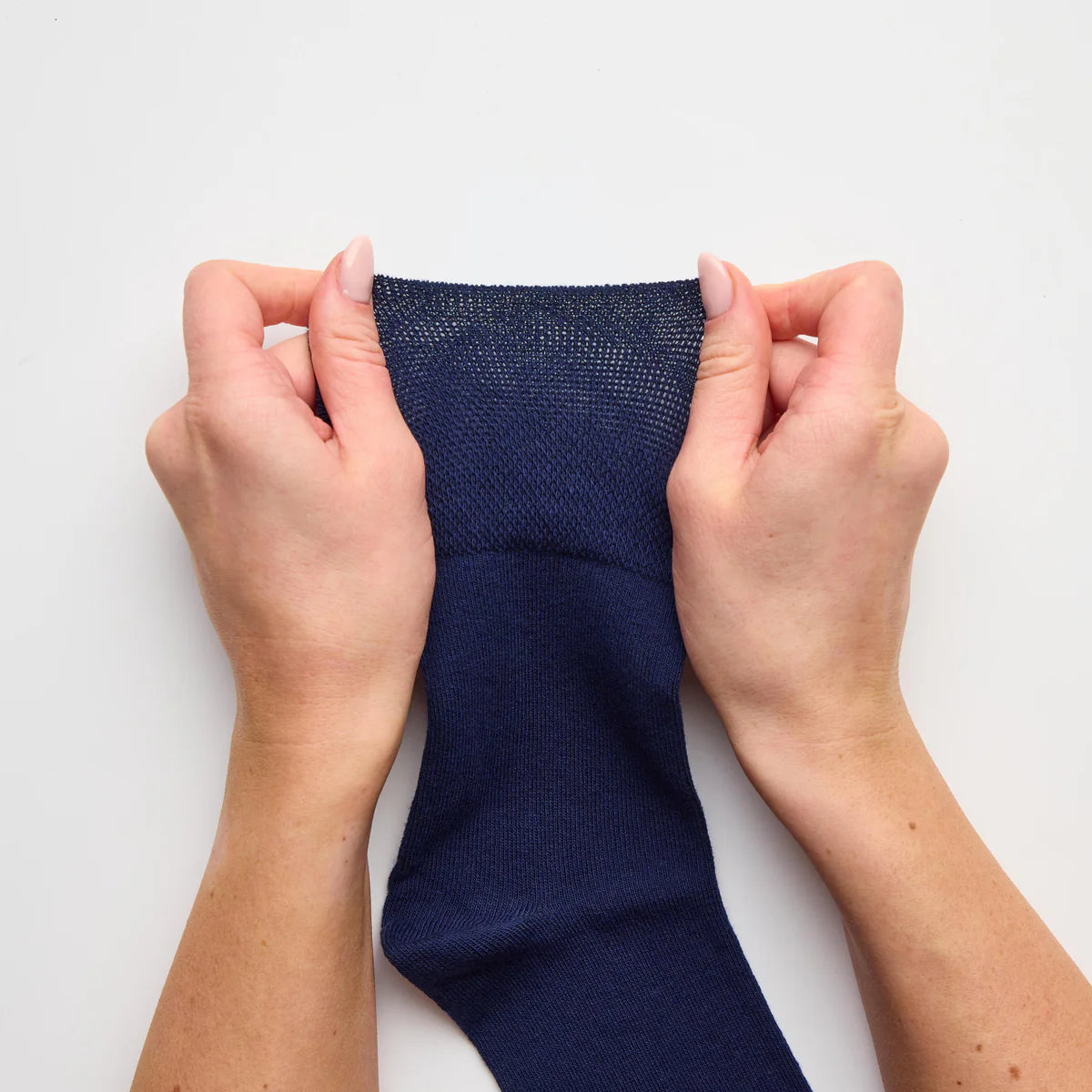 Men’s Navy Gentle Grip Cotton Rich Socks