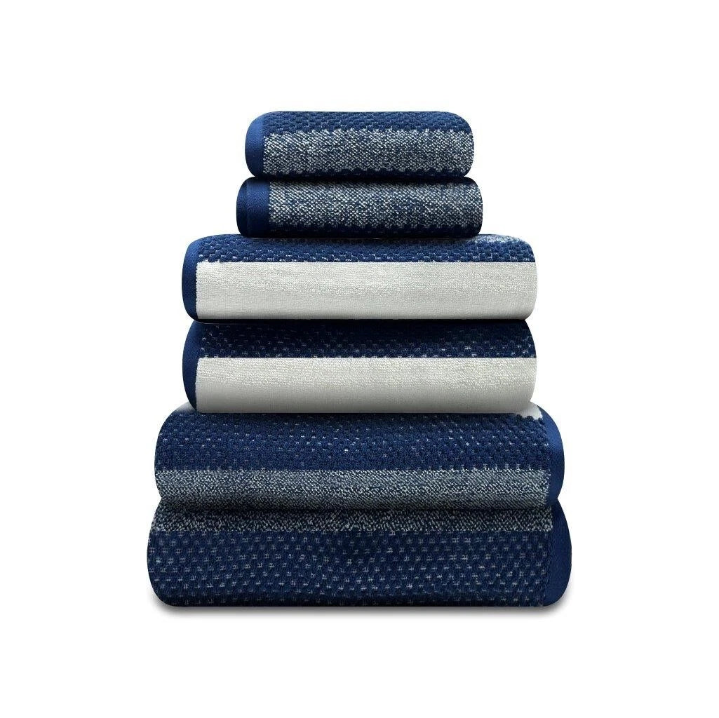 100% Cotton Royal Stripe Towels | 9 Colours | 500 GSM