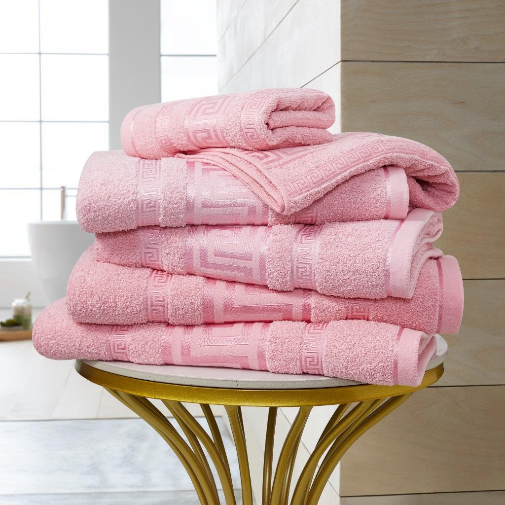 100% Egyptian Cotton Regent Greek Towels | 9 Colours | 500 GSM