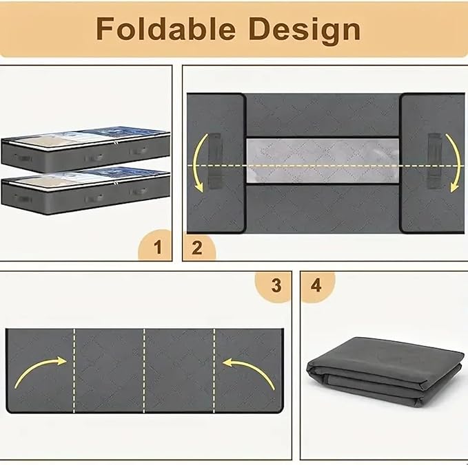 90L Under Bed Storage Bag | Pack of 3 & 6