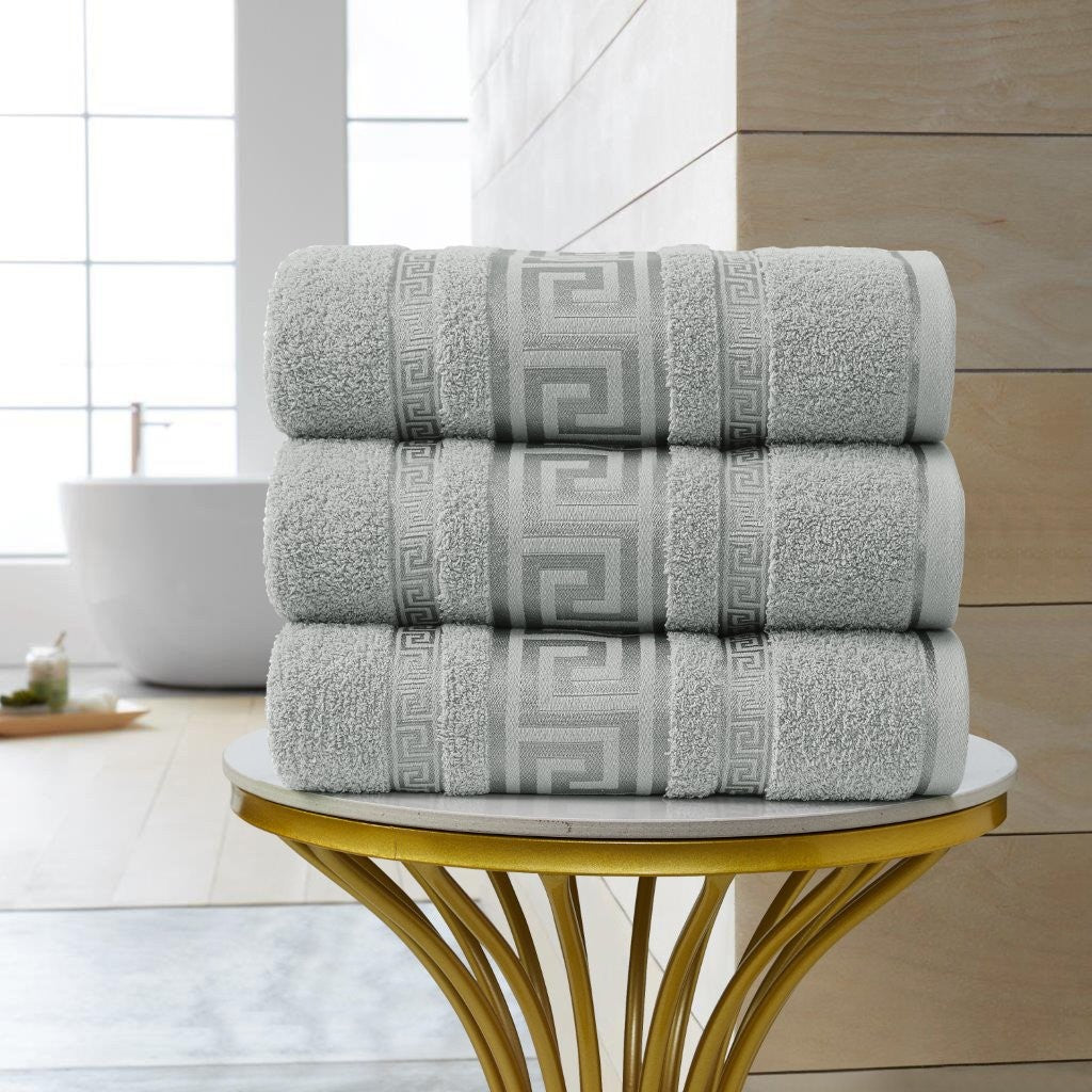 100% Egyptian Cotton Regent Greek Towels | 9 Colours | 500 GSM