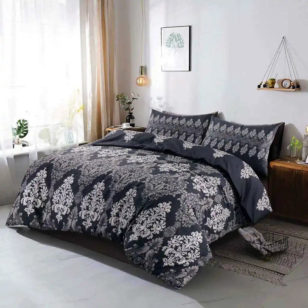 Tanya duvet cover set black