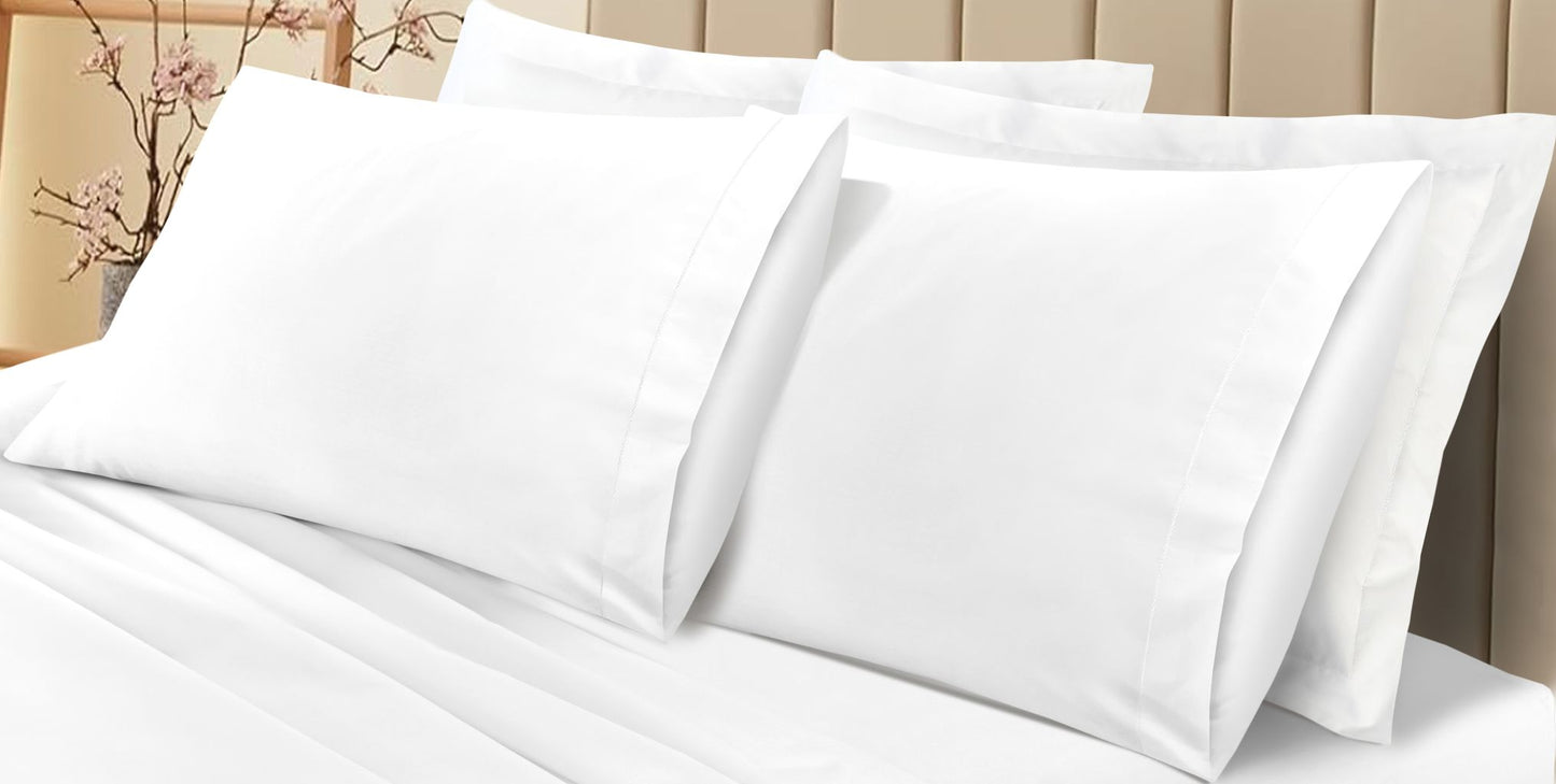 180TC Percale Poly Cotton Pillow Cases | Pack of 4 | 14 Colours