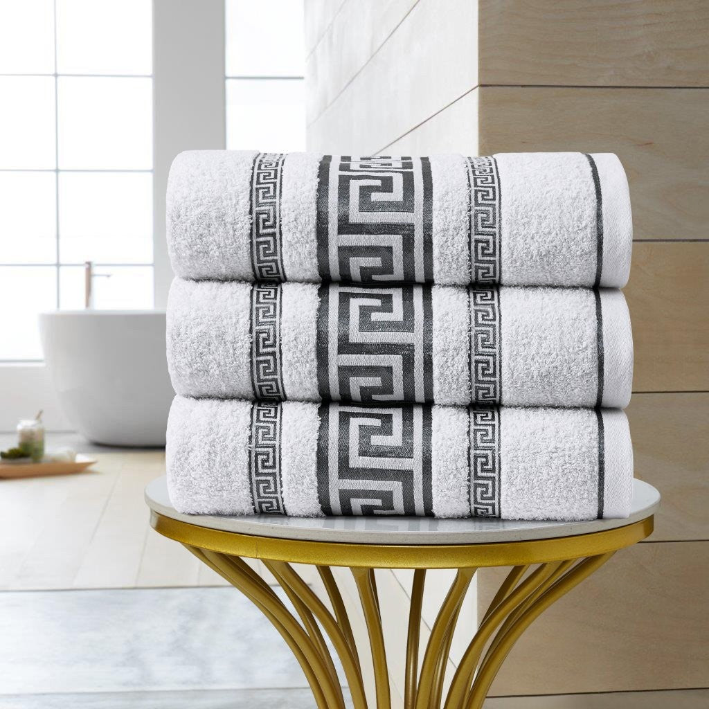 100% Egyptian Cotton Regent Greek Towels | 9 Colours | 500 GSM