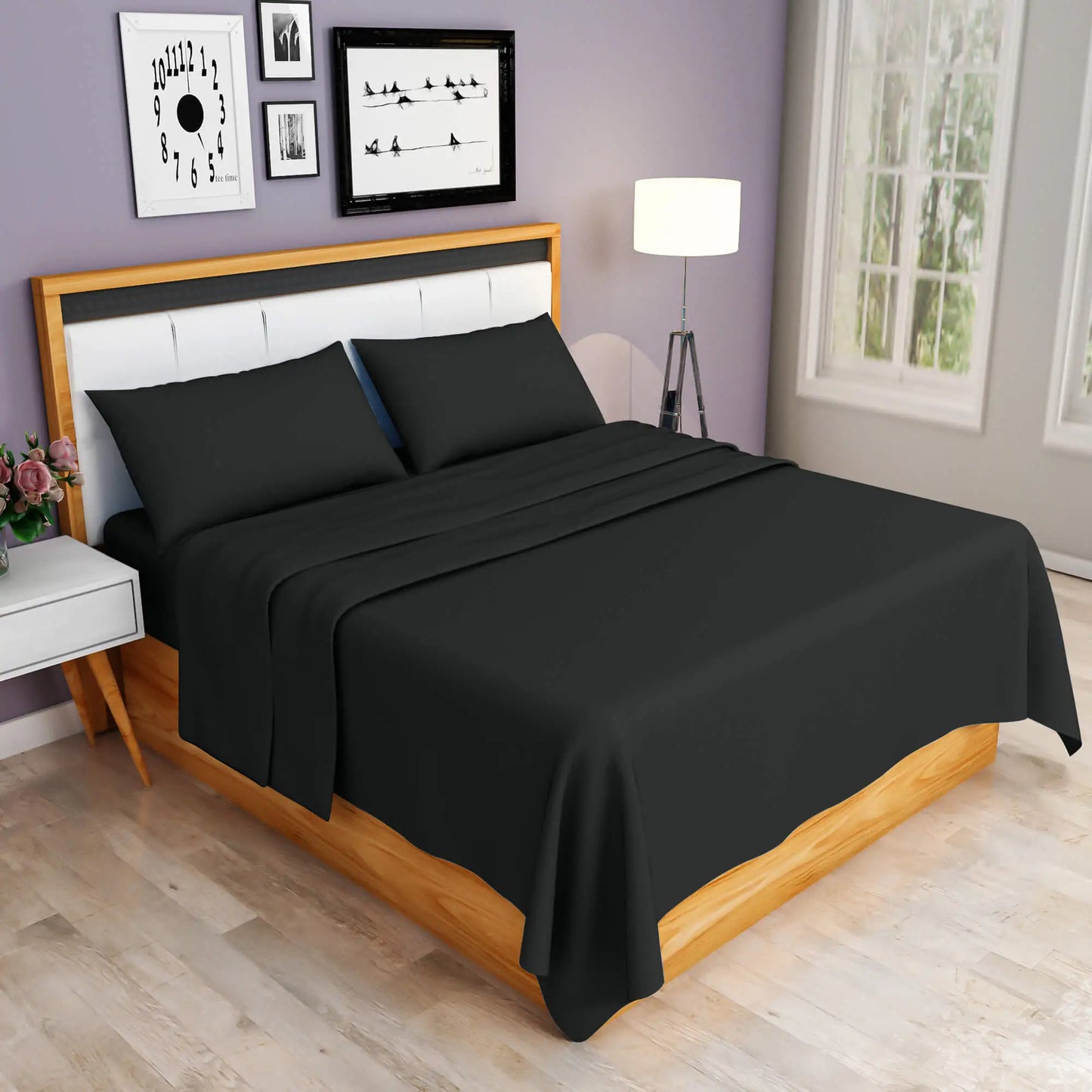 black easy iron sheets set