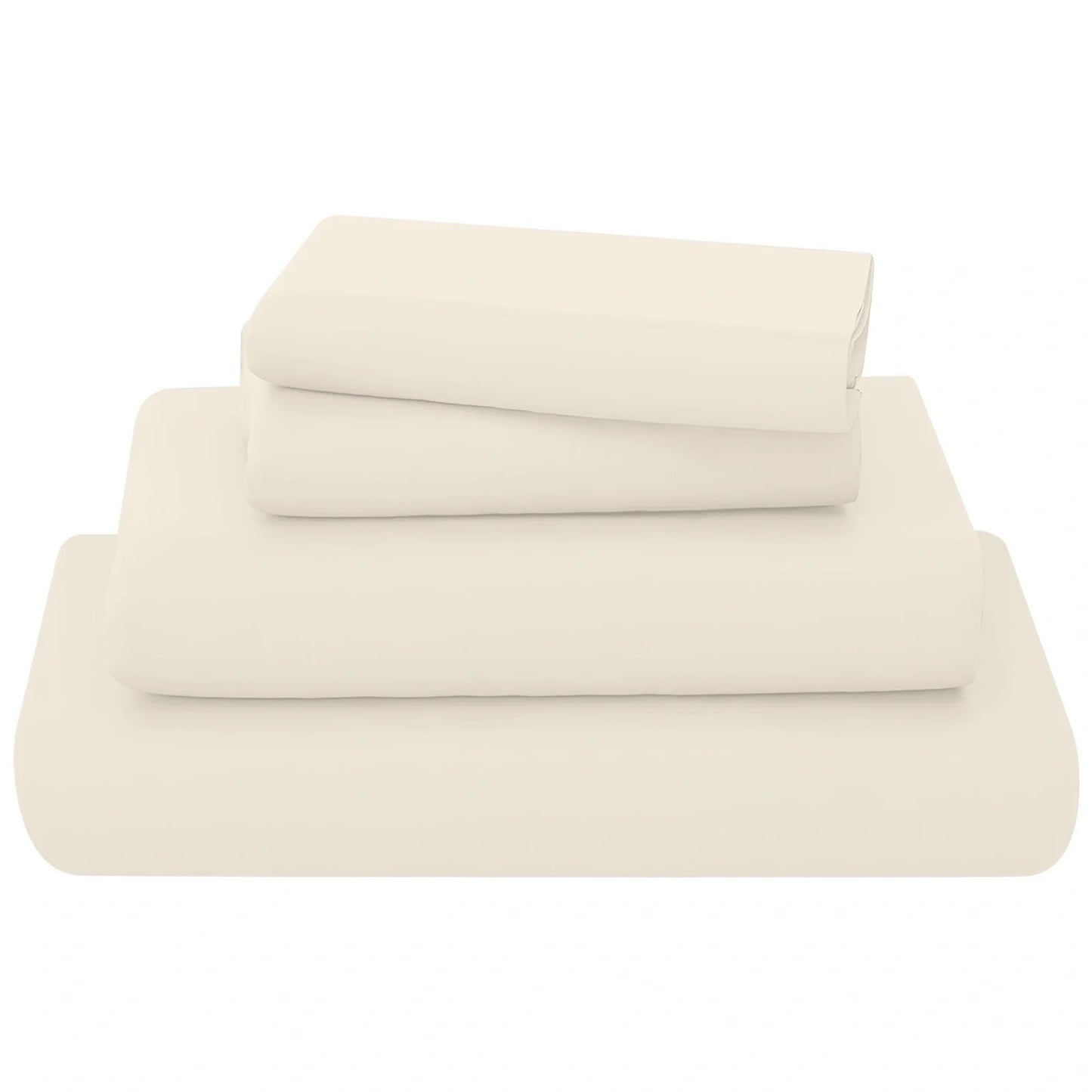 cream Poly Cotton sheets Set