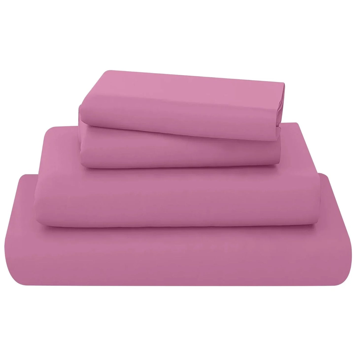 fuchsia Poly Cotton sheets Set