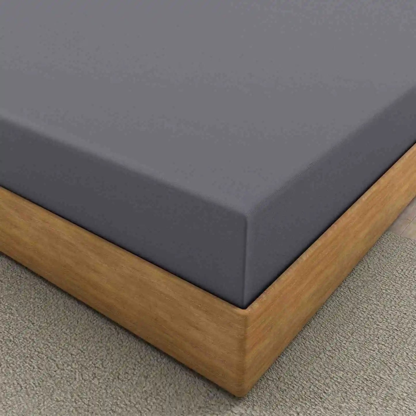 grey fitted linen sheets