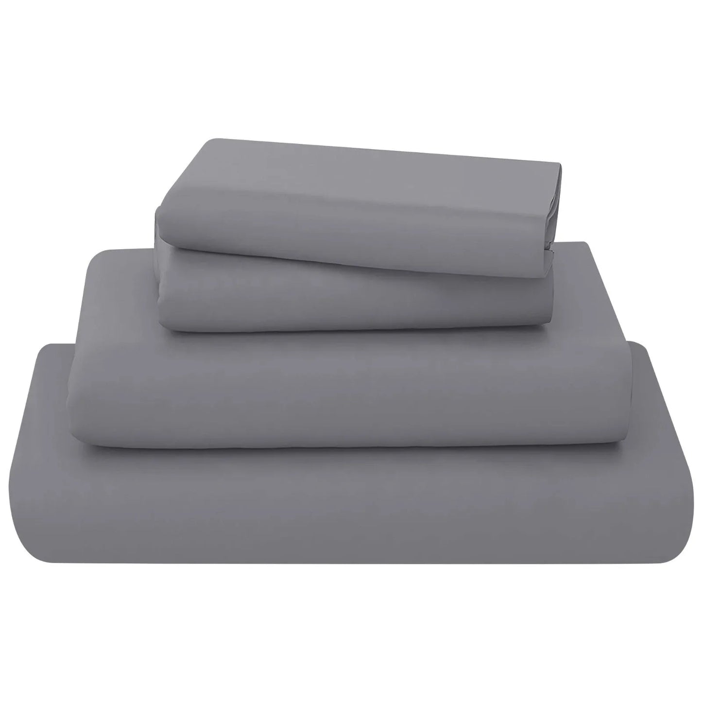 grey Poly Cotton sheets Set