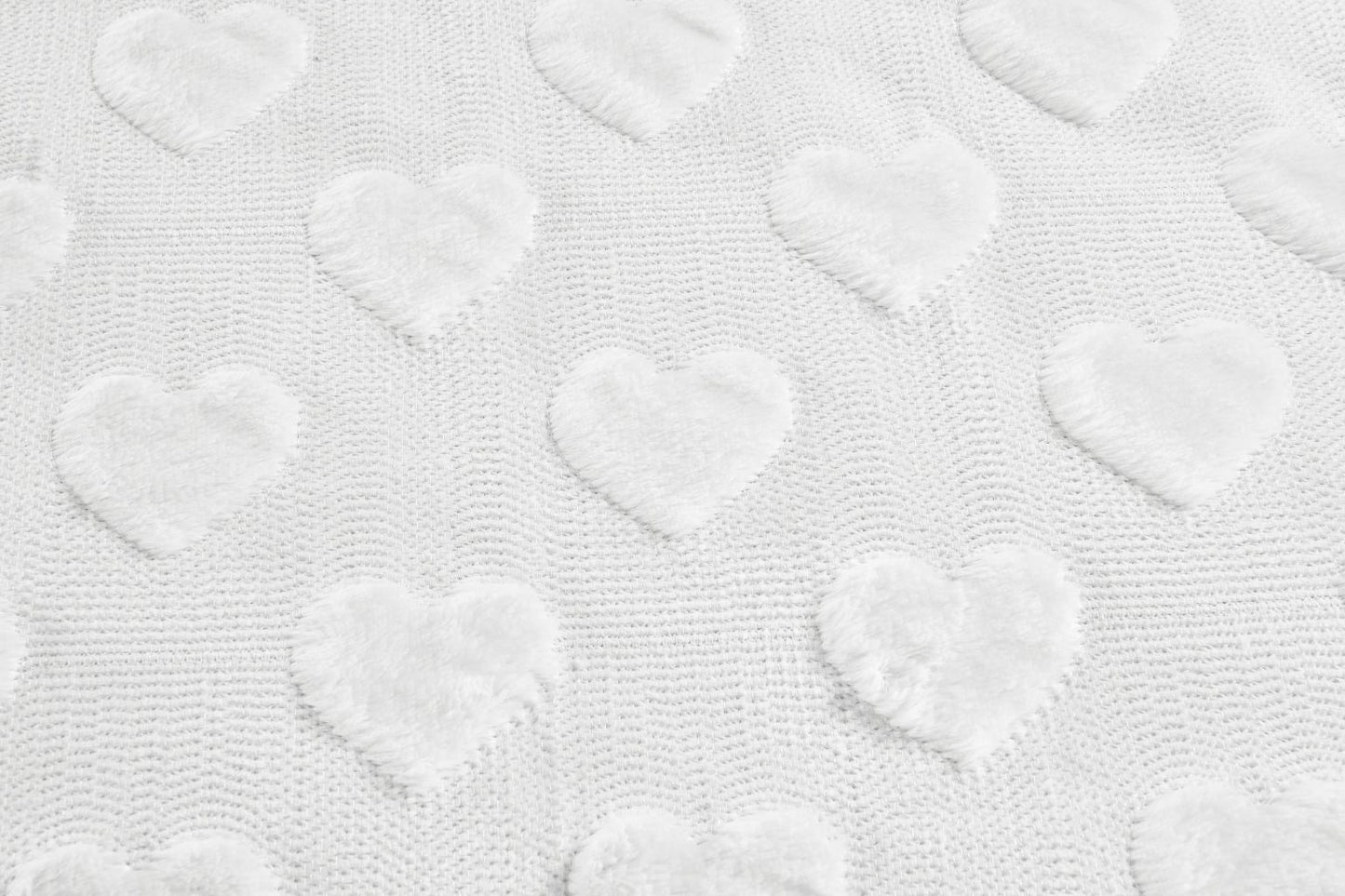 Hearts Teddy Fleece Duvet Cover Set | 2 Colours