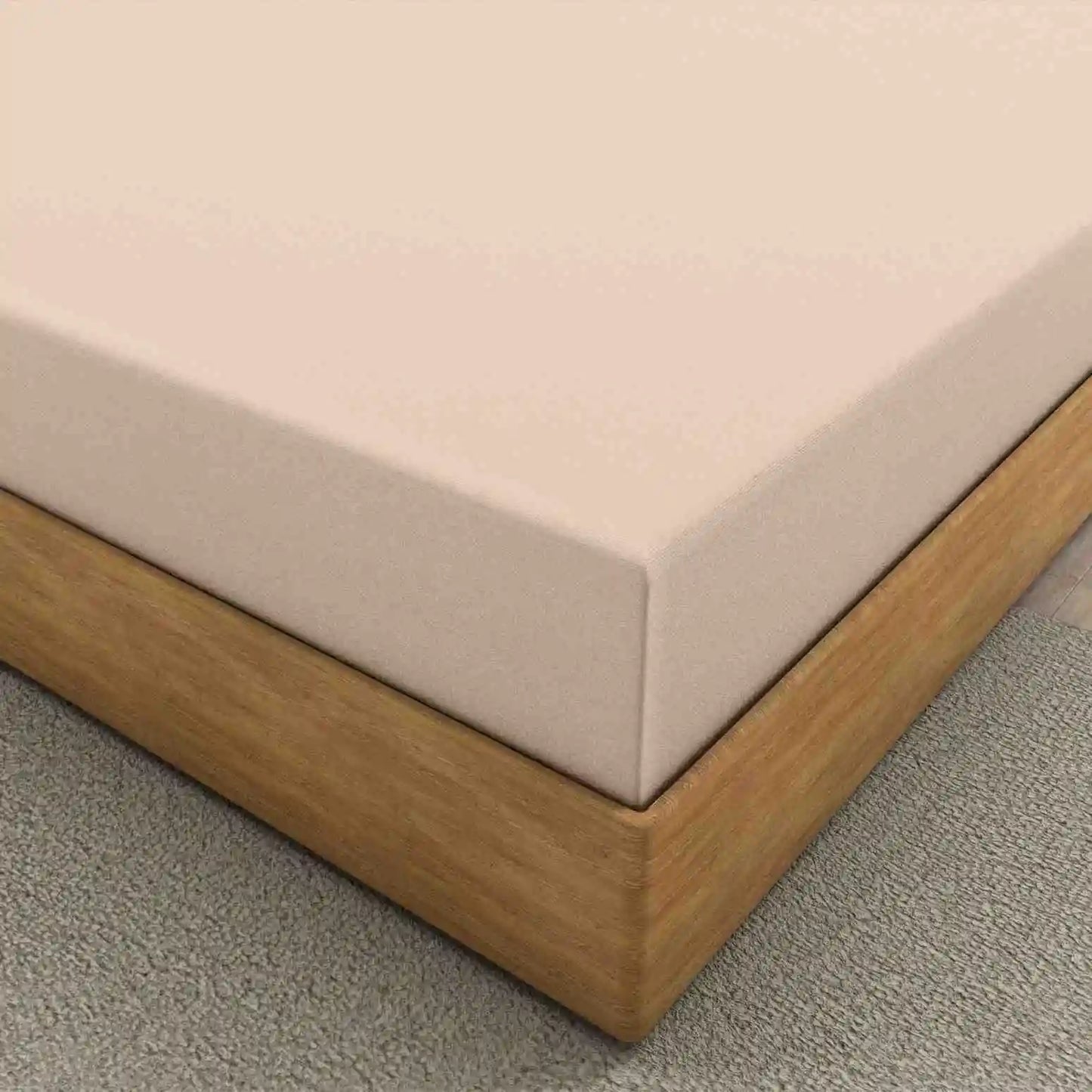 latte fitted linen sheets