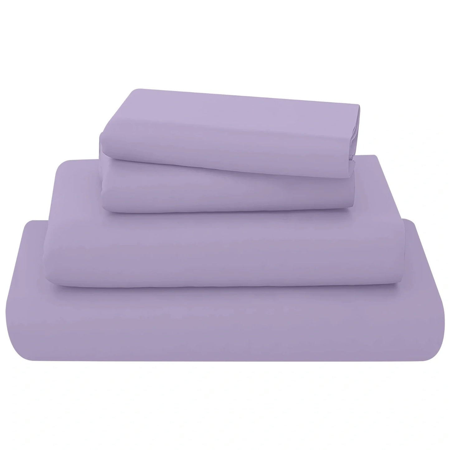 lilac Poly Cotton sheets Set