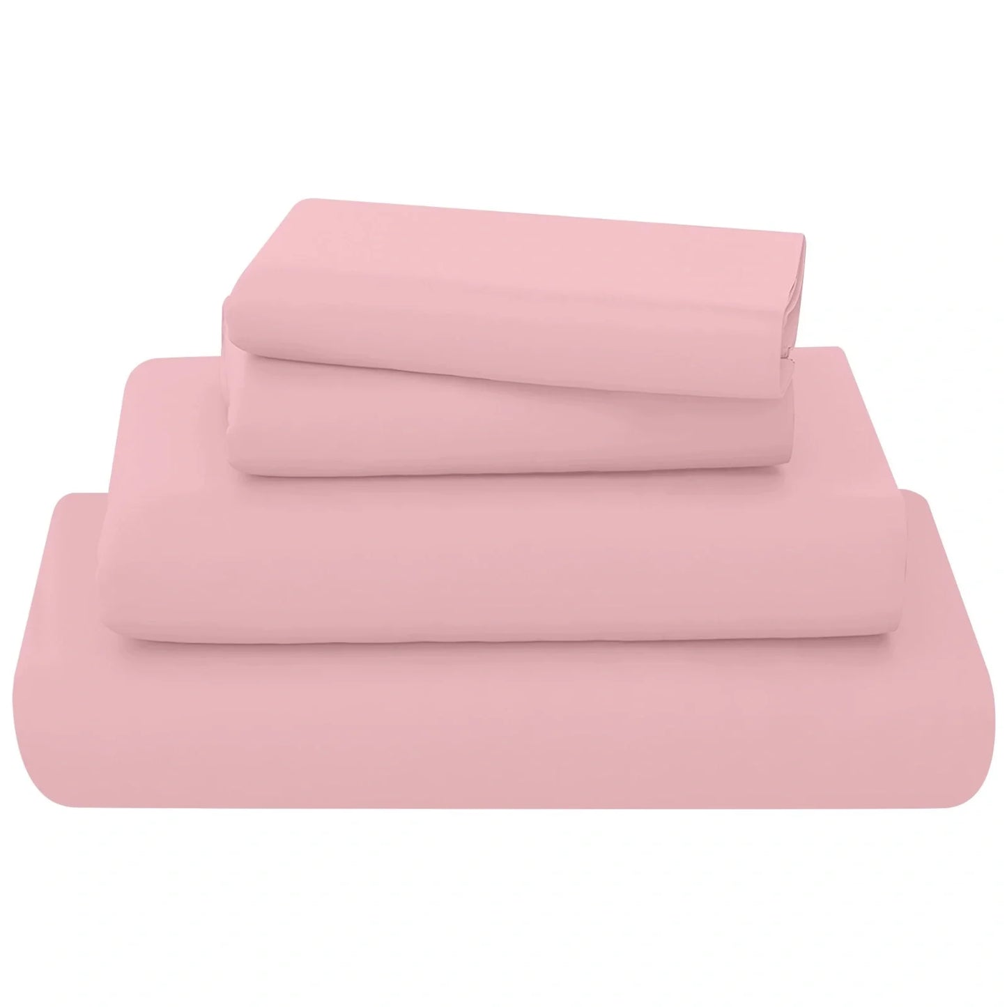 pink Poly Cotton sheets Set