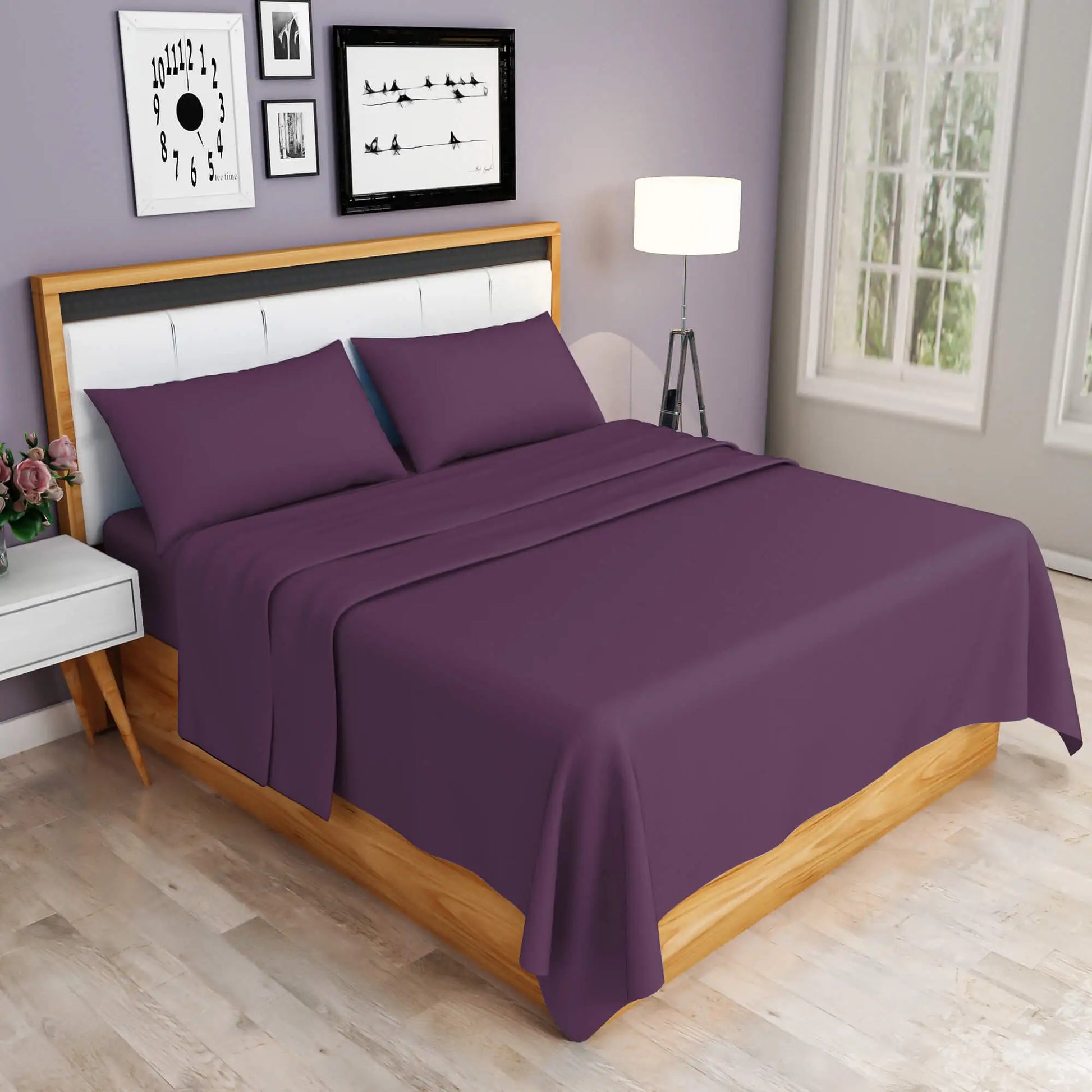 plum flat sheet