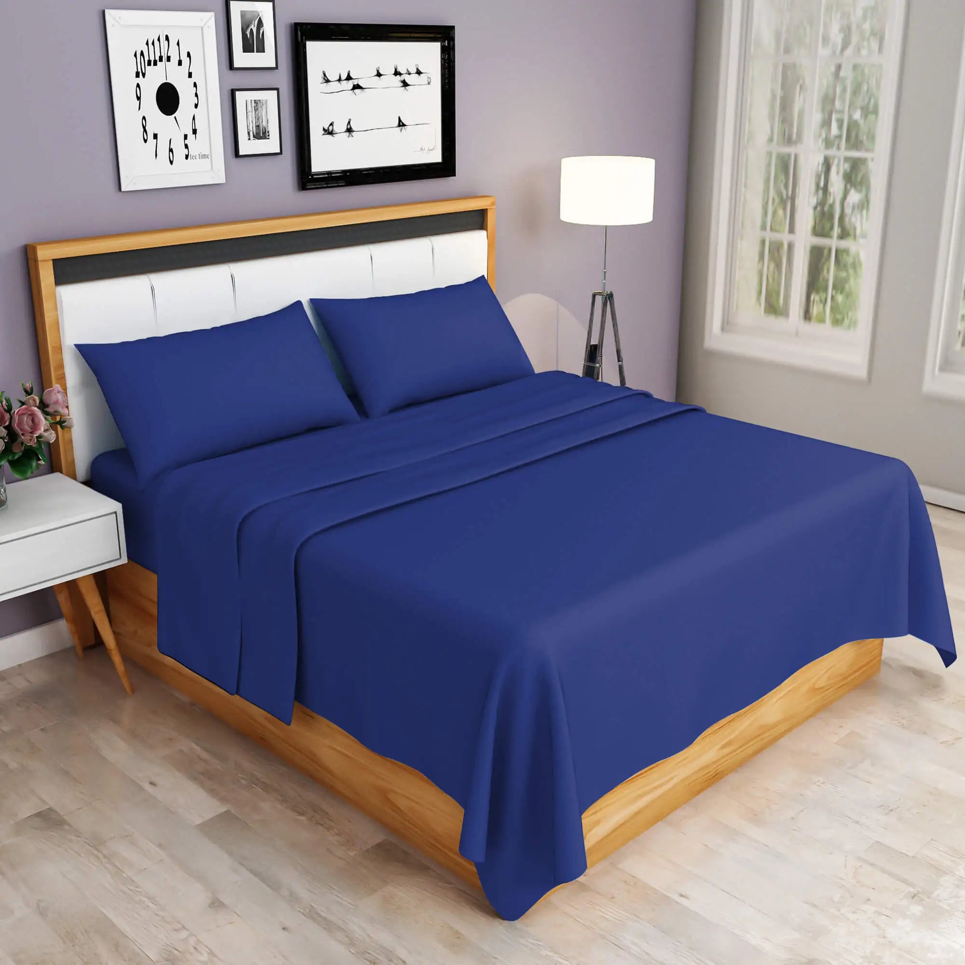 royal blue flat sheet