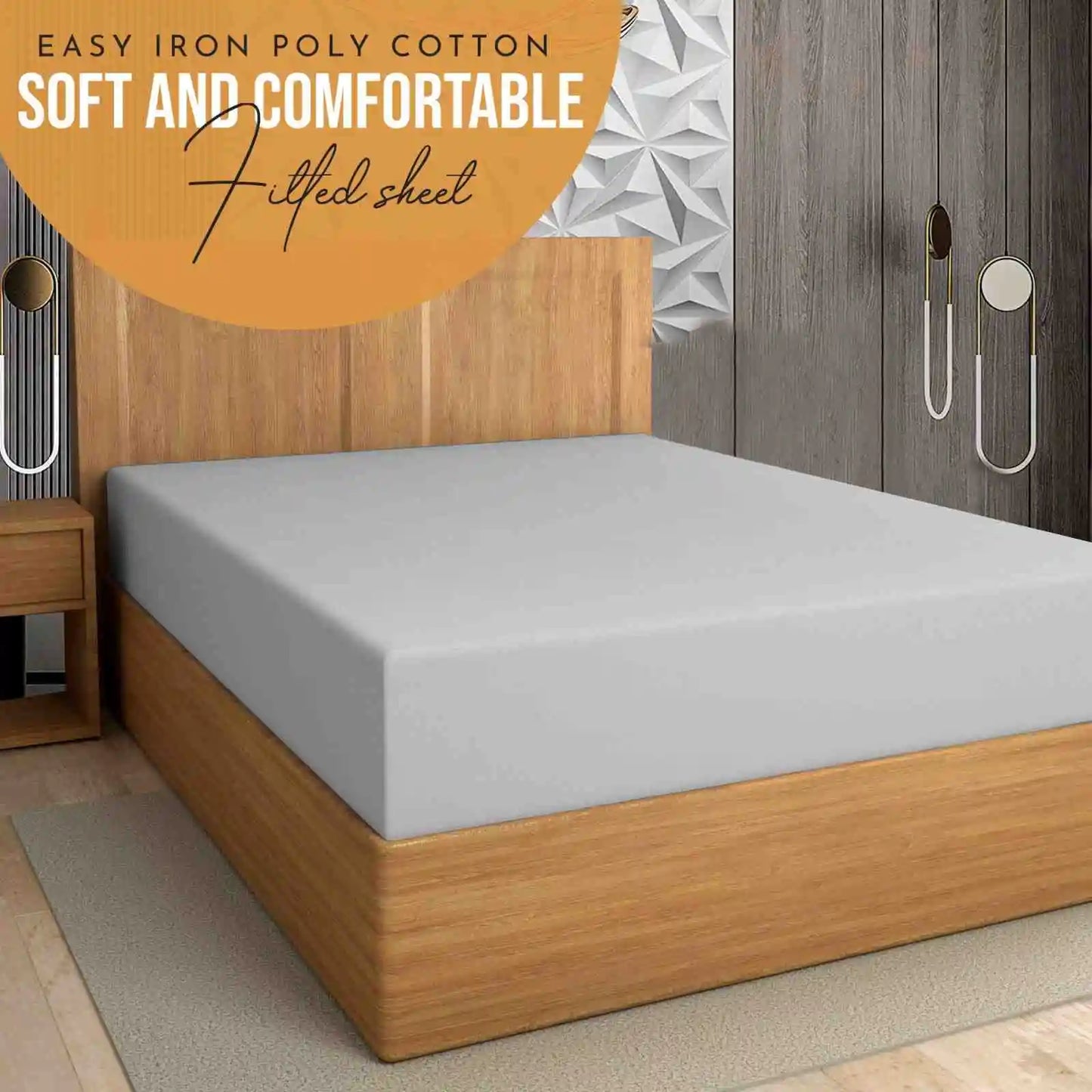 silver extra deep pockets fitted sheets