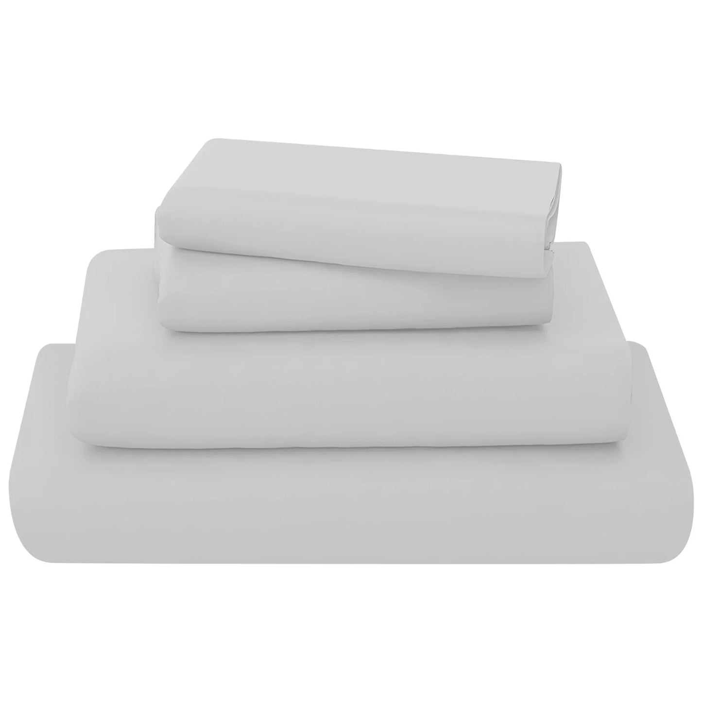silver Poly Cotton sheets Set
