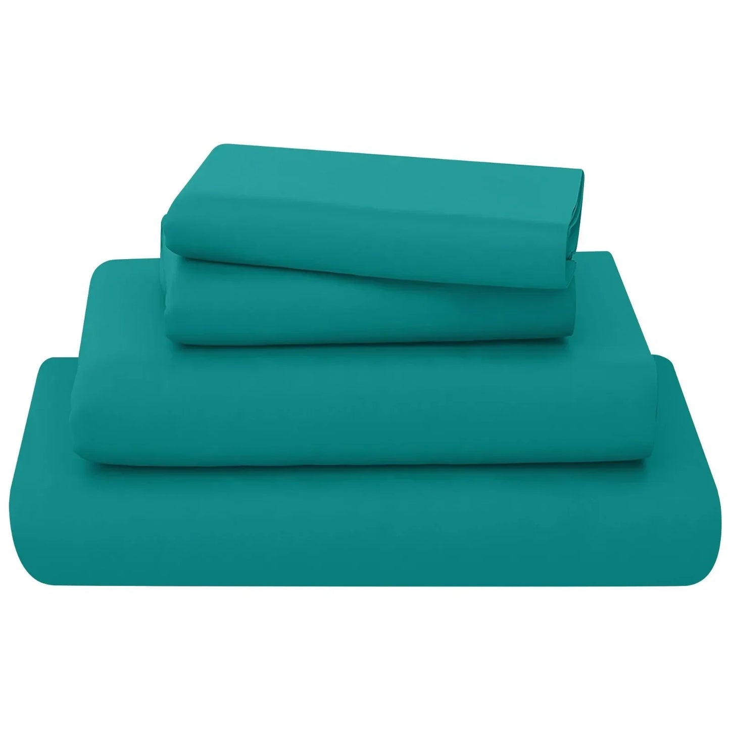 teal Poly Cotton sheets Set