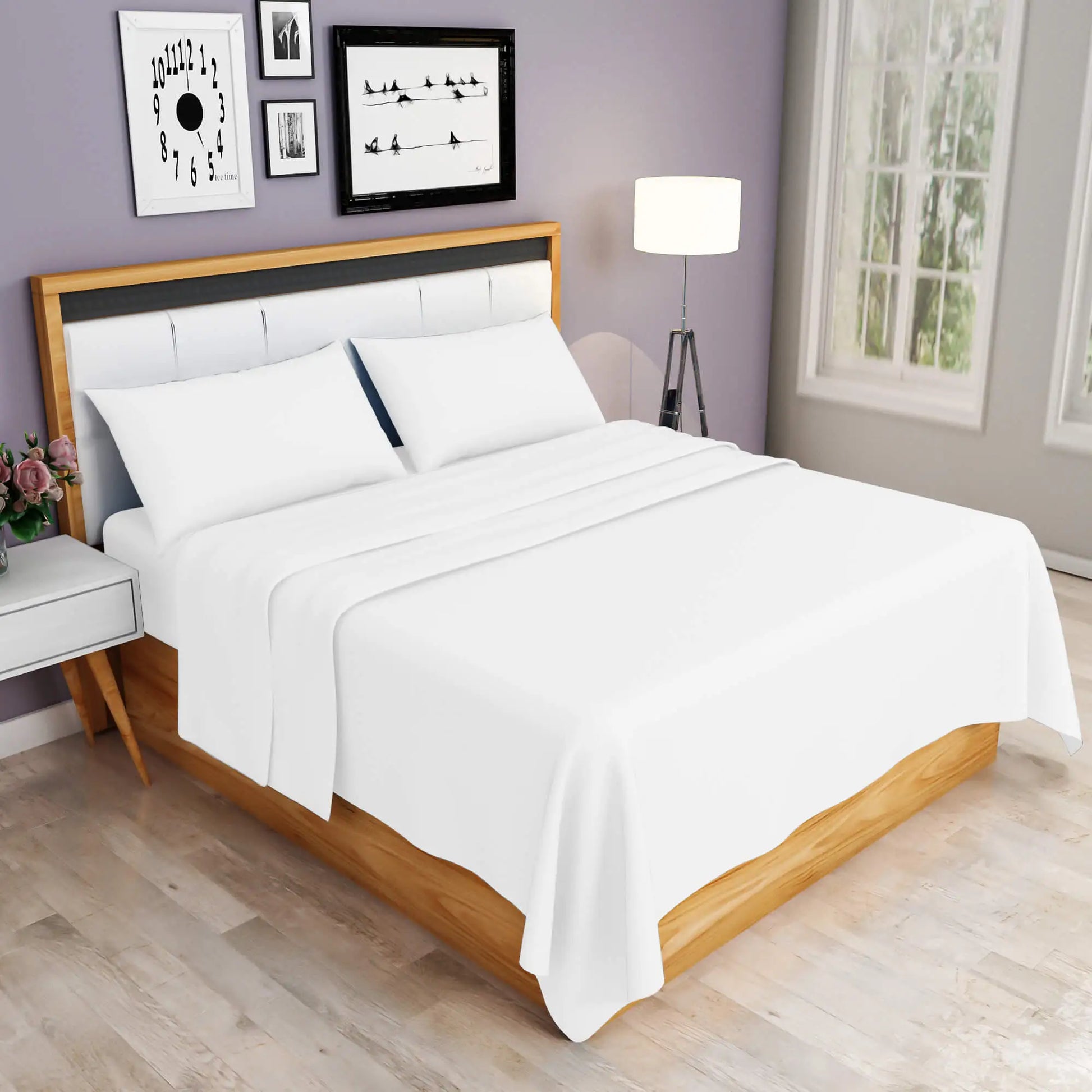 white flat sheet
