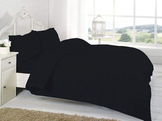 black poly cotton duvet cover sets