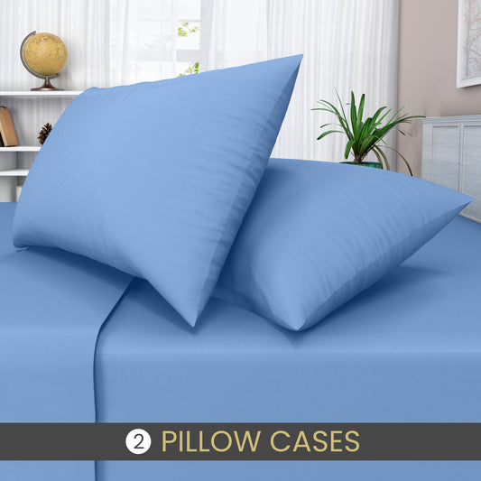 blue pillow cases 2 pack