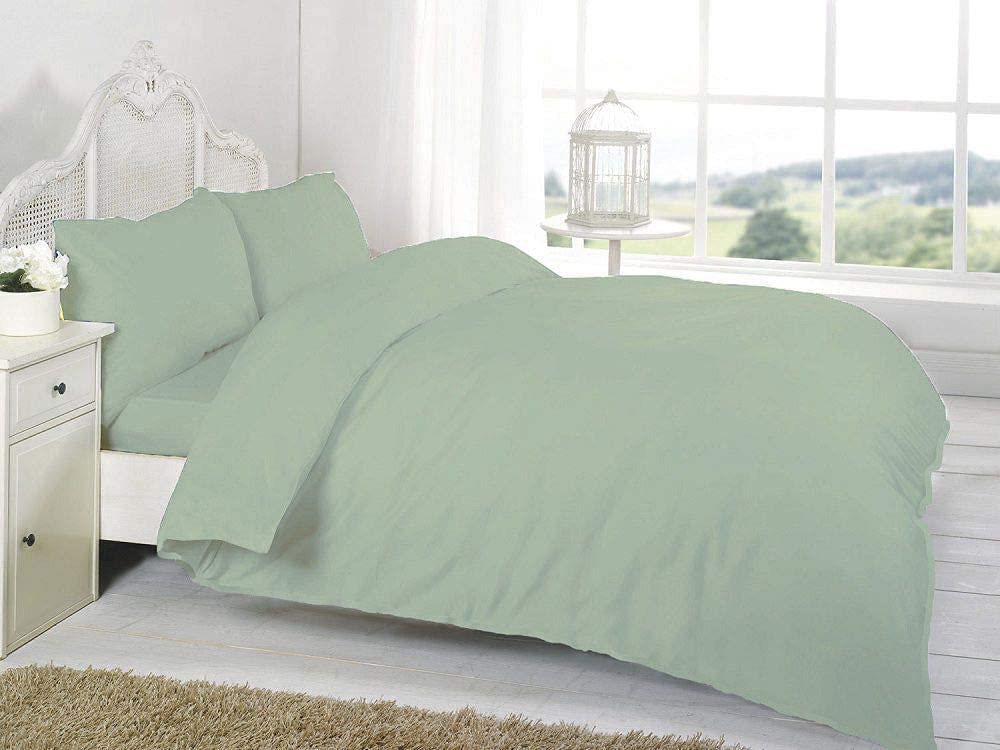 duck egg poly cotton duvet cover sets