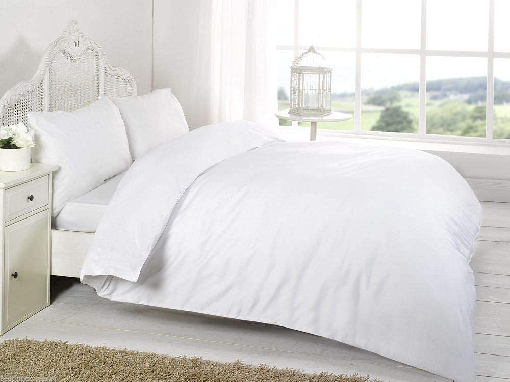white poly cotton duvet cover sets