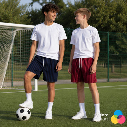 Pack of 2 Boys PE Shadow Stripe Shorts | 7 Colours
