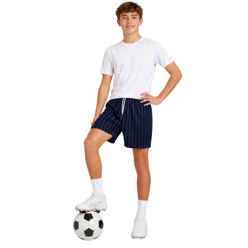 Boys PE Shadow Stripe Sports Shorts | 7 Colours