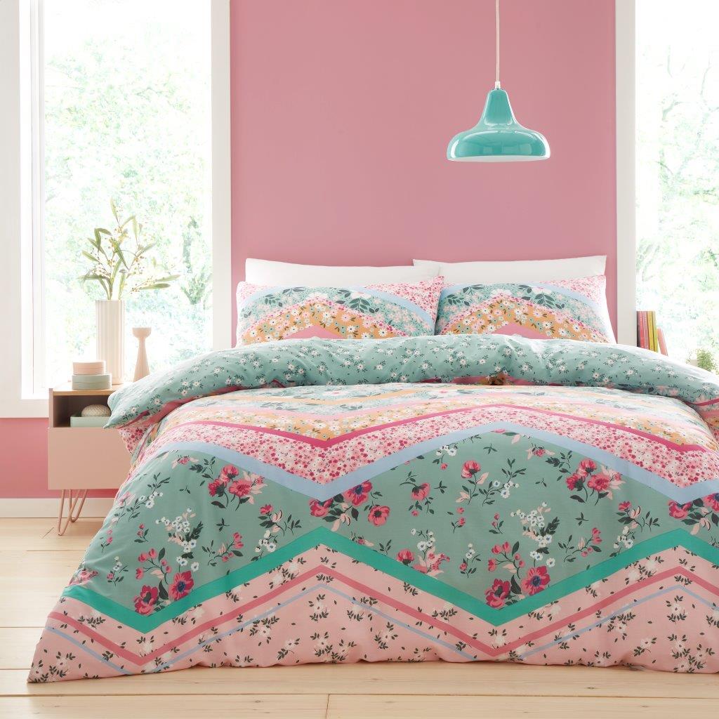 Lillie Printed Duvet Cover Set | Poly Cotton