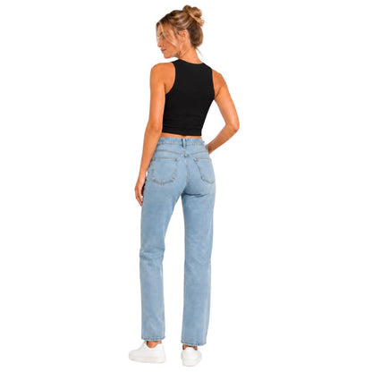 Crop Tops Sleeveless Shirt | Black & White