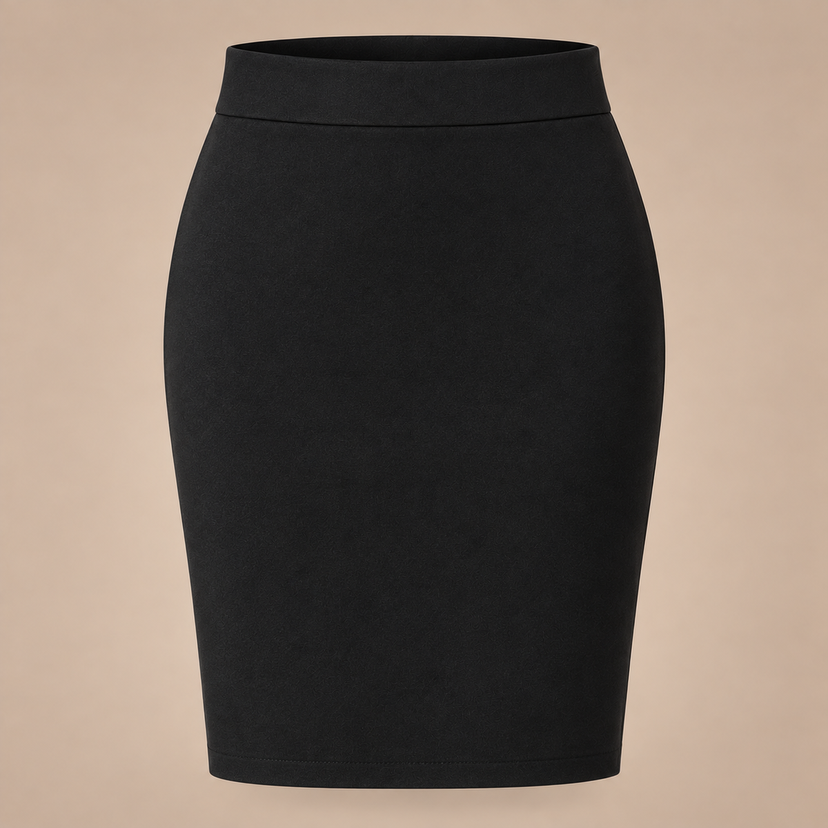 Girls Plain Knee Length School Pencil Skirt | 2 Colours